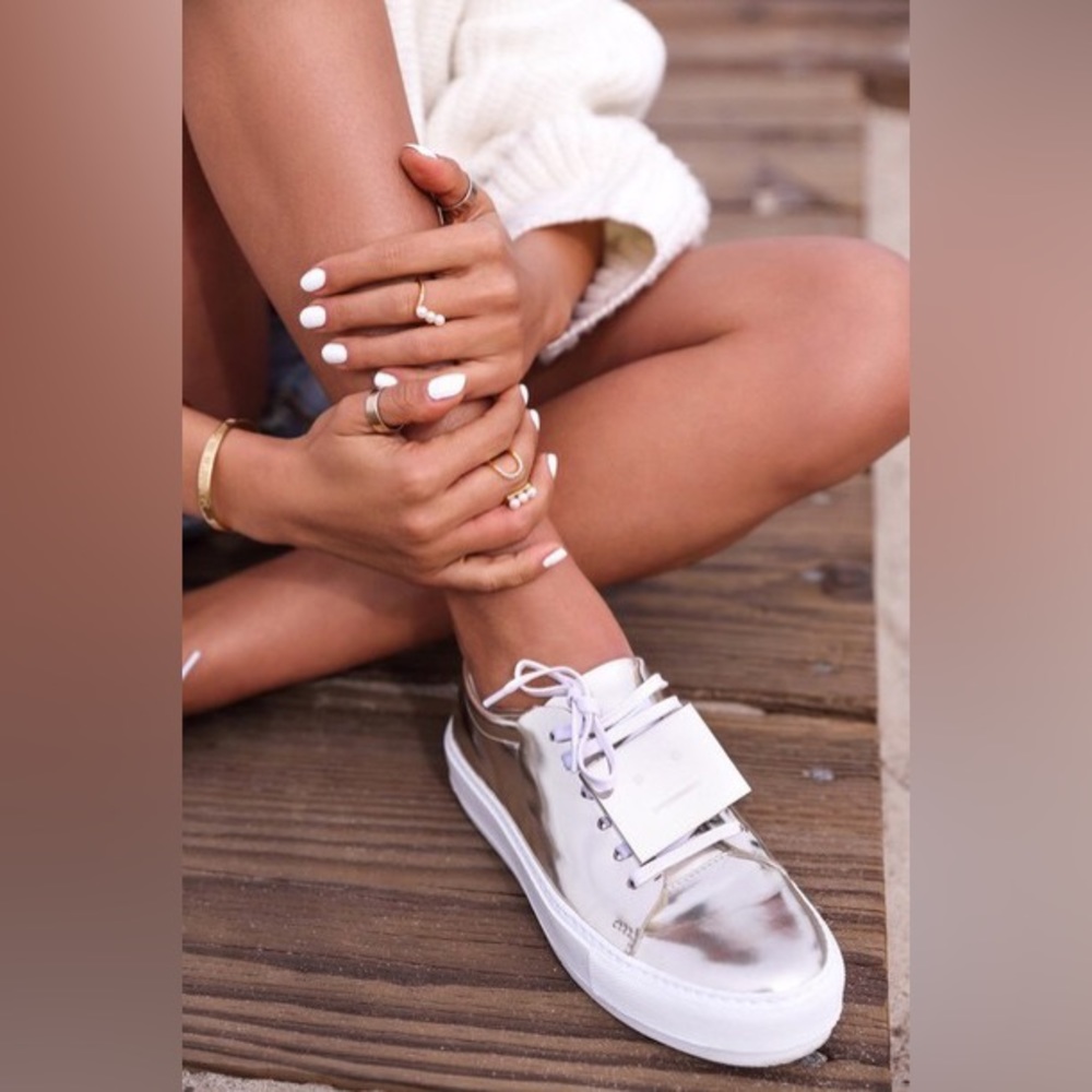 Acne Studios Adriana Metallic Sneaker
